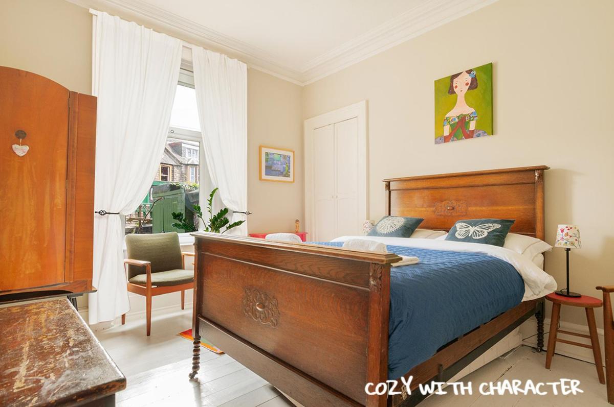 Cozy With Character Vibrant Cottage Style Flat At Leith Links Park EDI Buitenkant foto