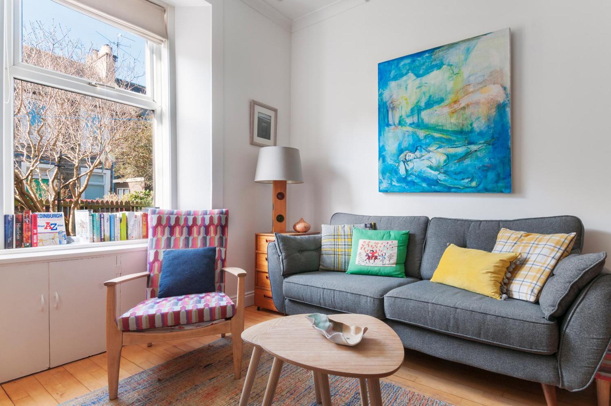 Cozy With Character Vibrant Cottage Style Flat At Leith Links Park EDI Buitenkant foto